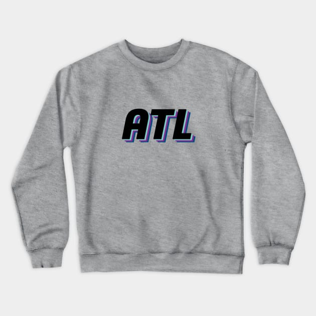 Blurple ATL Crewneck Sweatshirt by AdventureFinder